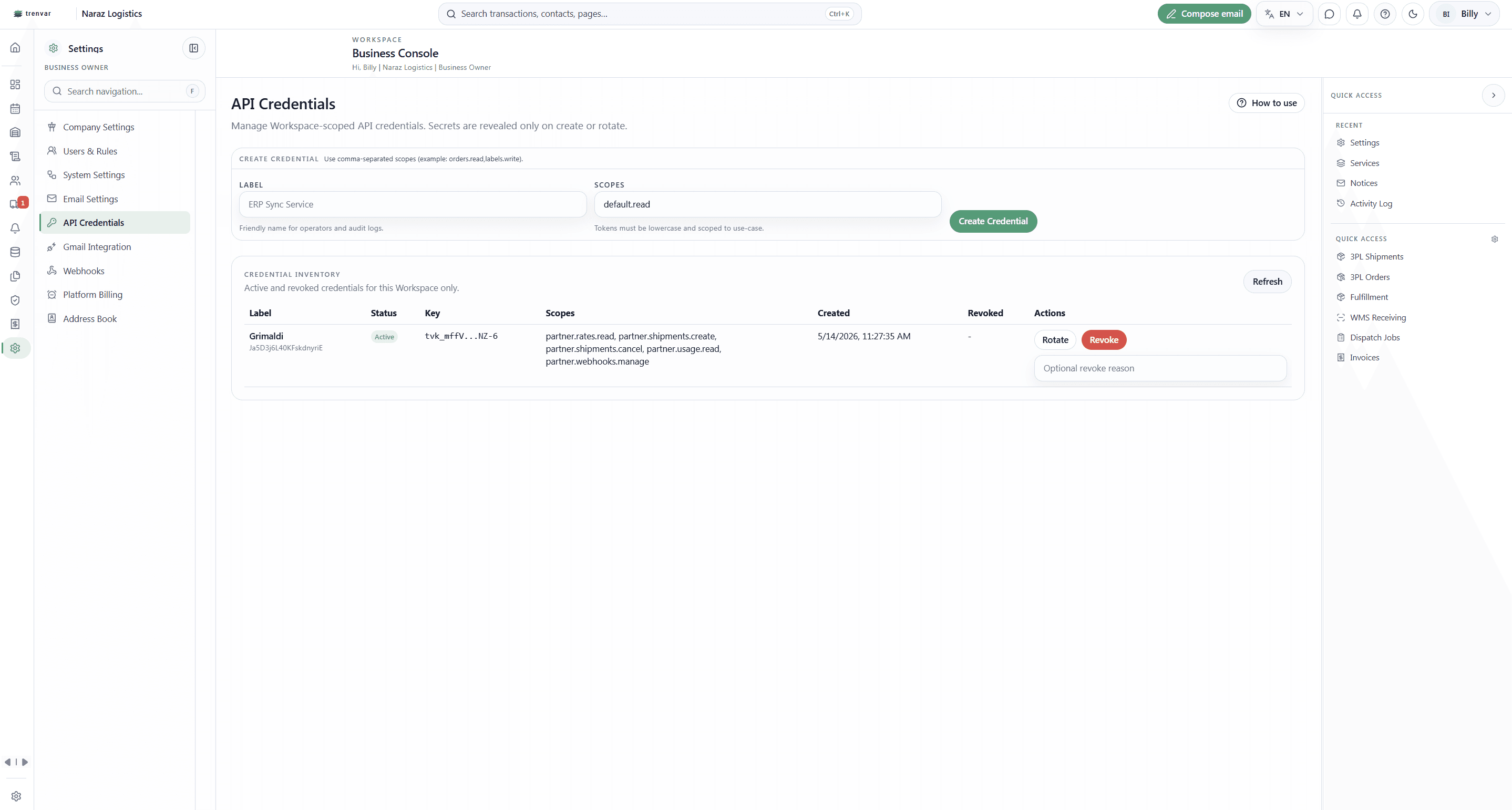 Integrations, API, and Webhooks visual